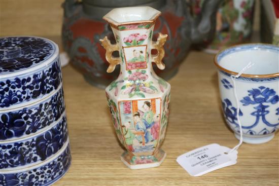 A collection of Chinese ceramics,